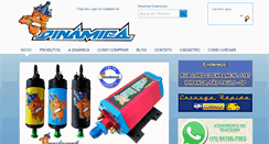 Desktop Screenshot of dinamicabombas.com.br